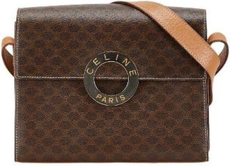 Celine Pre-owned Cross Body Bags, female, Brown, Size: ONE SIZE Pre-owned Vintage Cross Body Bag