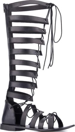 Vintage Foundry Co. Pruitt Gladiator Sandal in Black at Nordstrom Rack, Size 9