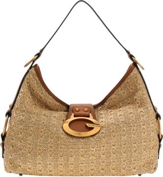 Guess Camden Schoudertas - Dames - Schoudertassen - Beige - ONE Size - Tassen