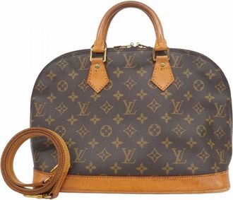 Louis Vuitton Pre-owned Handbags, female, Brown, Size: ONE SIZE Pre-owned Leather Handbag