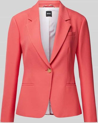 HUGO BOSS Blazer mit Brustleistentasche Modell Jia in Pink, Gr&ouml;&szlig;e 44