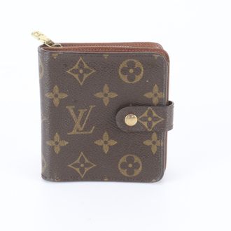 Louis Vuitton Brown Cuir Ombre Leather Coated Canvas Wallet (Bi-Fold) (Pre-Owned)