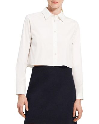 Theory Crop Classic Shirt