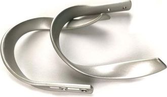 OEM Soportes Decorativos De Aleaci&oacute;n De Aluminio Para Cortinas (plateados)