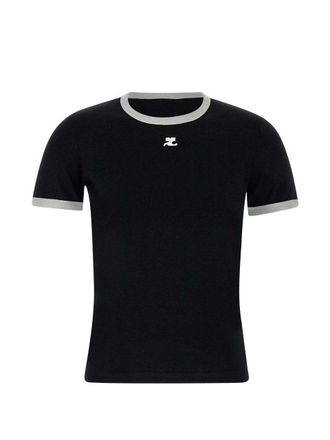 Courr&egrave;ges Signature Contrast T-shirt