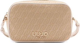 Liu Jo Borsa a tracolla jacquard piccola con logo - Toni neutri
