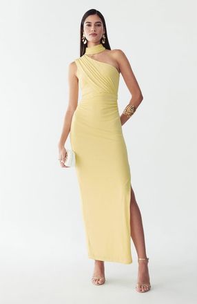 BWLDR Annie Maxi Dress in Lemon Sorbet at Nordstrom, Size 14