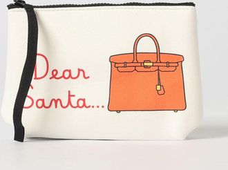 MC2 Saint Barth Pochette Dear Santa Aline Mc2 Saint Barth in tessuto scamosciato