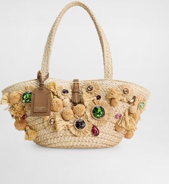 Dolce & Gabbana Coffa Capri Bag - Woman Tote Bags Multicolor Onesize