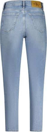 Calvin Klein Cotton Mom Jeans - Blue