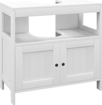 Kleankin Armario de ba&ntilde;o 60x30x60 cm blanco