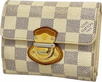 Louis Vuitton White Wallet (Tri-Fold) (Pre-Owned)