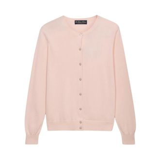 Brooks Brothers Katoenen Vest - Dames - Vesten - Roze - XL - Katoen - Truien & Vesten