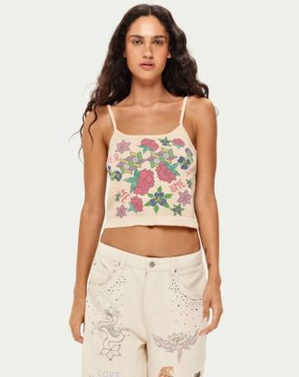 Me369 Billie Camisole Top In Cream