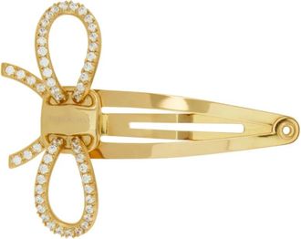 Ferragamo Vara Bow Haarspeld - Dames - Haaraccessoires - Geel - ONE Size - Accessoires