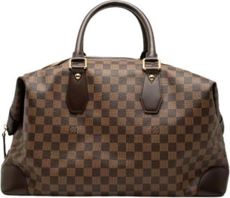 Louis Vuitton Pre-owned Ebene Vaslav Weekend Bag - Dames - Vintage Weekendtas - Bruin - ONE Size - Vintage