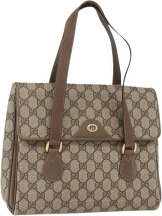 Gucci Pre-owned Handbags, female, Beige, Size: ONE SIZE Pre-owned Vintage Handbag