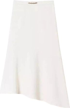 Twinset Midi Rokken - Dames - Midirokken - Wit - M - Rokken