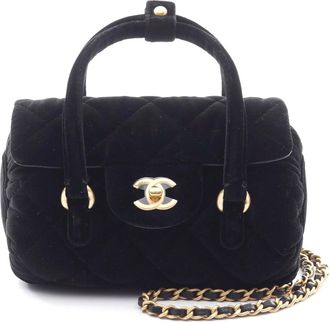 Chanel Fabric Matelasse Shoulder Bag