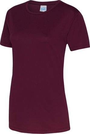 Just Cool Just Cool Womens/Ladies Sports Plain T-Shirt (XL) (Burgundy)