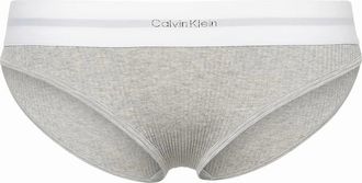 Calvin Klein Womens Modal Rib Bikini Brief, Grey Heather - Size: 20/32in