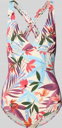 Lascana Badeanzug mit r&uuml;ckseitig &uuml;berkreuzten Tr&auml;gern Modell Imani in Offwhite, Gr&ouml;&szlig;e 38C