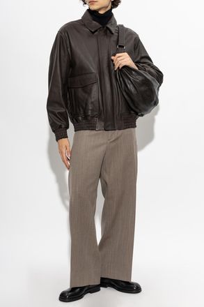 Arma Leather Jacket Bari, Mens, Brown
