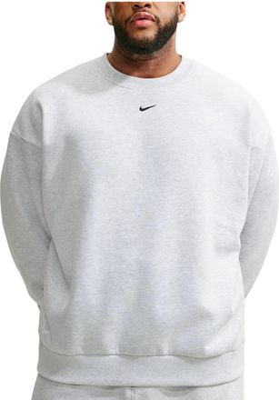 Nike Solo Fleece Crew-Neck Sweatshirt Birch Heather IX1936-051