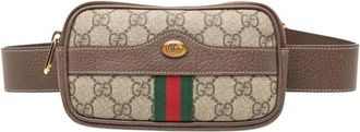 Gucci Pre-owned Belt Bags, female, Brown, Size: ONE SIZE Pre-owned Vintage Monogram Canvas Belt Bag