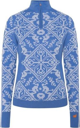 Kari Traa Saga Half Zip Merinounterwäsche für Damen | blau