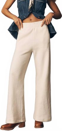 The Great. Plush Victory Sweatpant In Washed White