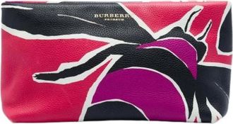 Burberry Pre-owned Vintage Clutch - Dames - Vintage Clutch - Veelkleurig - ONE Size - Leer - Vintage