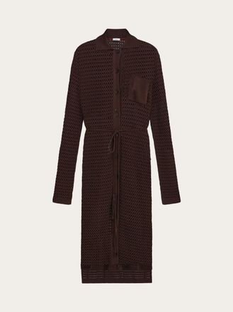 Ferragamo Donna Chemisier in maglia Marrone