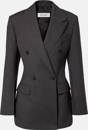 Róhe Hourglass double-breasted wool blazer