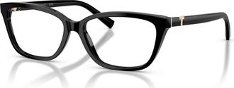 Tiffany & Co. 55mm Rectangle optical glasses in Black at Nordstrom