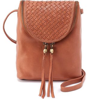 Hobo Fern Leather Crossbody Bag in Harvest Wheat at Nordstrom