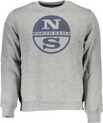 North Sails Grijze Katoenen Heren Sweater