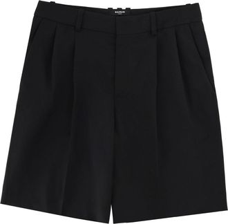 Balmain Wool Tailored Shorts