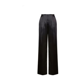 Alberta Ferretti Wide Trousers, female, Black, XS, Wide Trousers