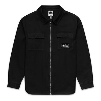 Kappa Light Jackets, male, Black, Size: XL Onyde Overshirt