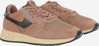 Autry Womens Sneakers Reelwind Brown Leather Trainers