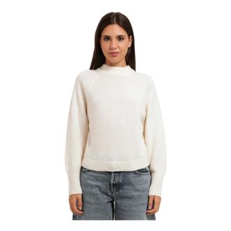 HUGO BOSS Jersey de cuello alto - Knitwear - Mujer - Blanco - XS