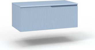 TFT Home Furniture Base con top 1 cestone ZIP azzurro tiffany
