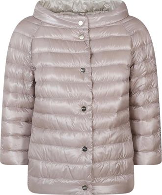 Herno Gewatteerd Jack - Dames - Winterjassen - Roze - XL - Nylon - Jassen