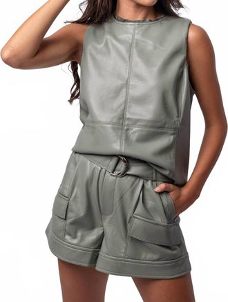 M&eacute;lissa Nepton Blanca Top In Sage