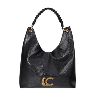 Lola Casademunt Dames, Tassen, Zwart, Maat: ONE Size Leer