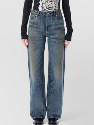 Our Legacy denim high-rise wide-leg jeans