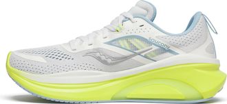 Saucony Womens Omni 22 Running Shoes, White/Sunny, 9.5 UK