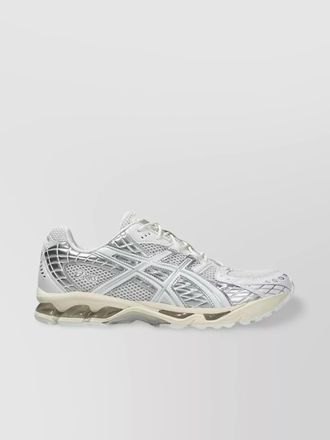 Asics synthetic leather low-top sneakers