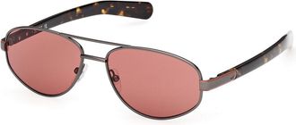 adidas OR0137 09S Mens Sunglasses Gunmetal Size 57